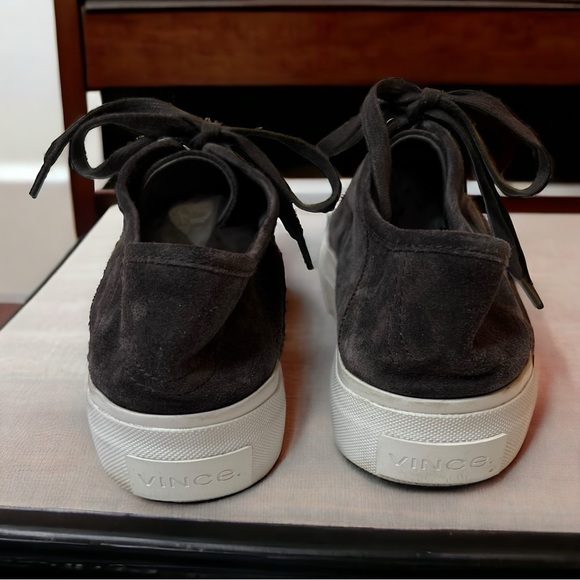 Vince Women's Copley Platform Charcoal Sneakers Size 8.5 - Picture 7 of 11